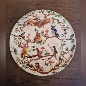Anthropologie Inslee Fariss Birds Side Plates Set Of 2